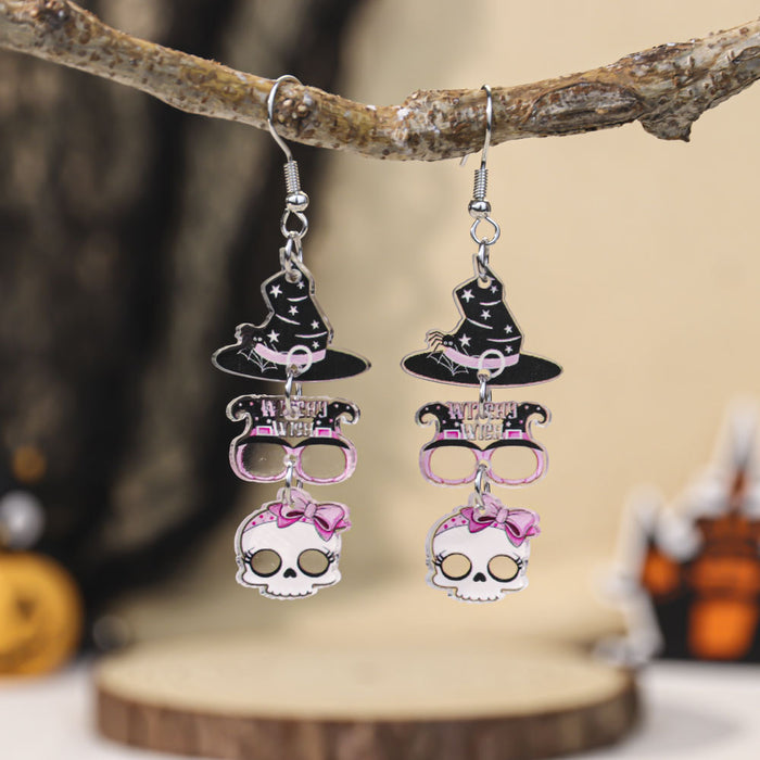Wholesale  Civet Cat Ghost Earrings Acrylic Earrings