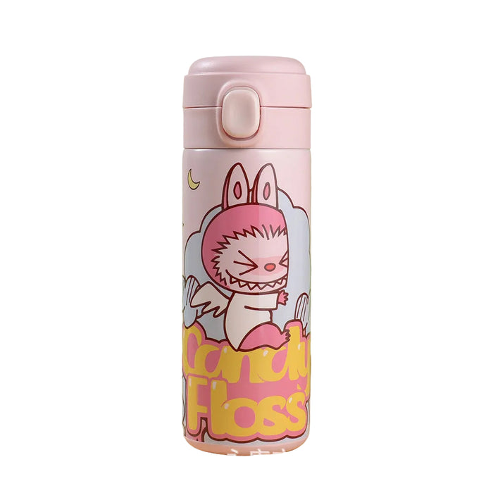Wholesale Cute cartoon 304 stainless steel children' s thermos cup with pop-up spout