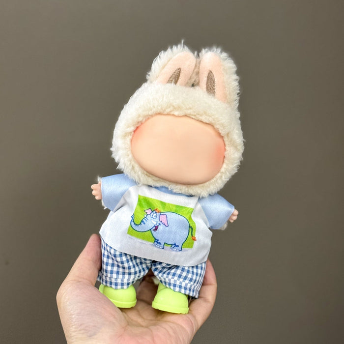Wholesale Only clothes are suitable for 17cm blind box pendant plush doll clothes