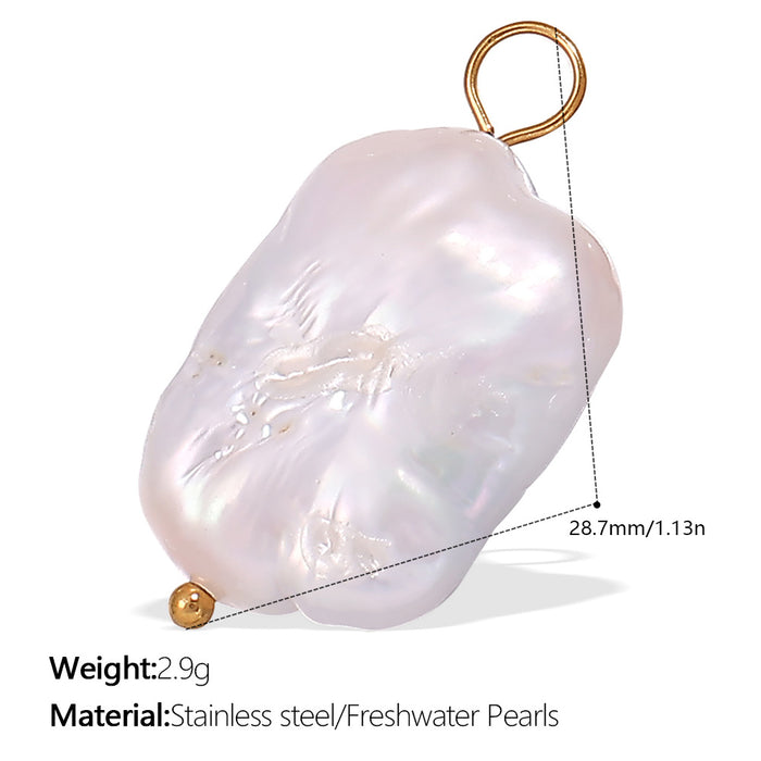 Wholesale Pendant Marine Series Small Fish Starfish Pearl Stainless Steel