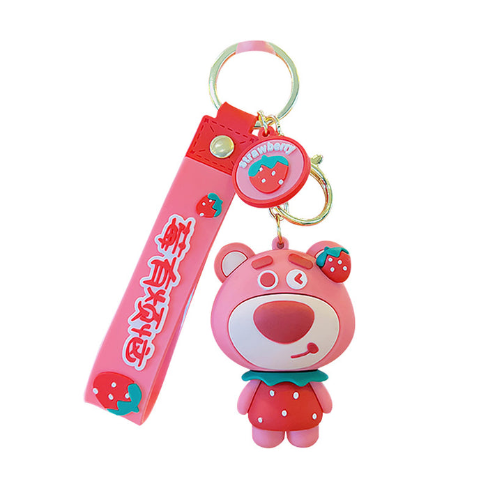 Wholesale Cartoon Doll Soft Plastic Keychain JDC-KC-KuM012