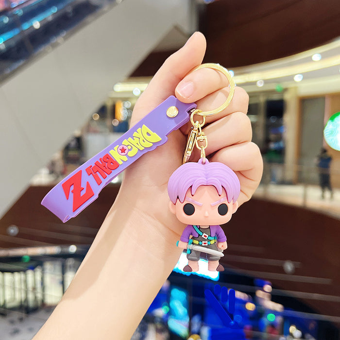 Wholesale Cute Cartoon Dolls Silicone Keychain JDC-KC-JuJi013