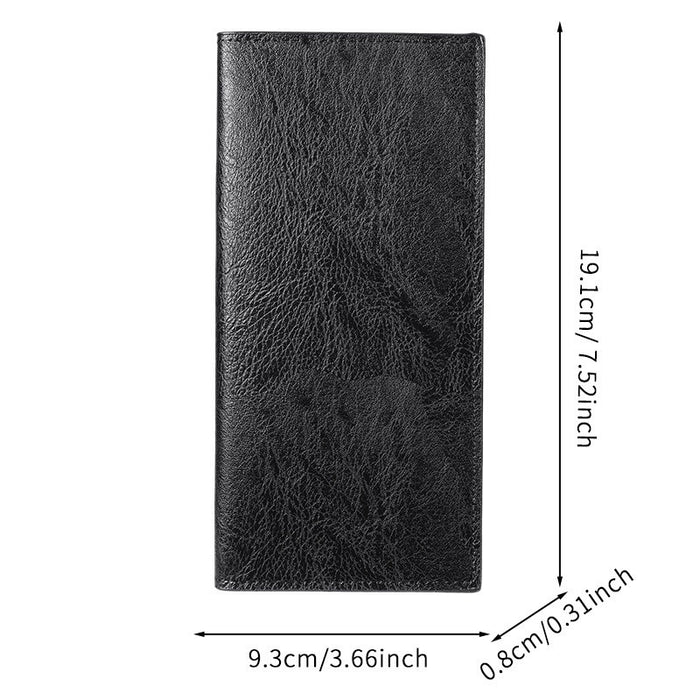 Wholesale PU Leather Men' s Wallet Urban Simplicity Retro Design Multi-Card Coin Holder Fashion Accessory MOQ≥3