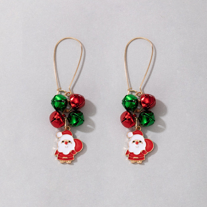 Wholesale Colorful Irregular Pearl Earrings Geometric Hip Hop Fashion Accessory MOQ≥2