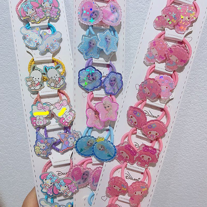 Wholesale 10PCS Cartoon Acrylic Hair Tie (S)JDC-HS-YuWei008