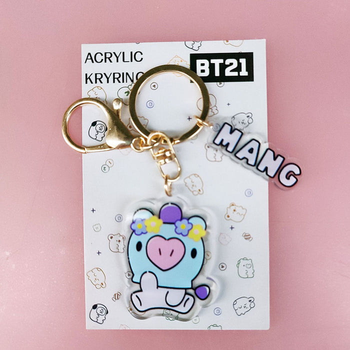 Wholesale Acrylic Cartoon Pendant Keychain JDC-KC-ZhangX008