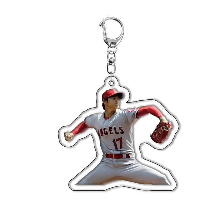 Wholesale Baseball Player Pitcher Acrylic Keychain Pendant