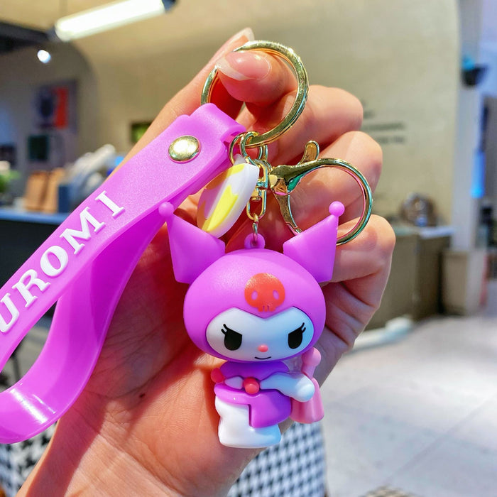 Wholesale Silicone Cartoon Doll Keychain (S)JDC-KC-JiShi005