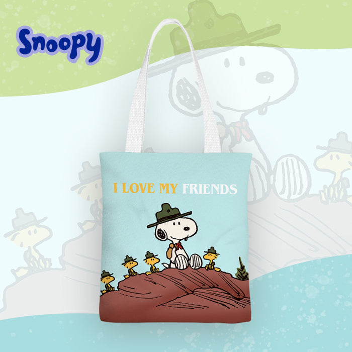 Wholesale Cute cartoon pattern canvas shoulder bags