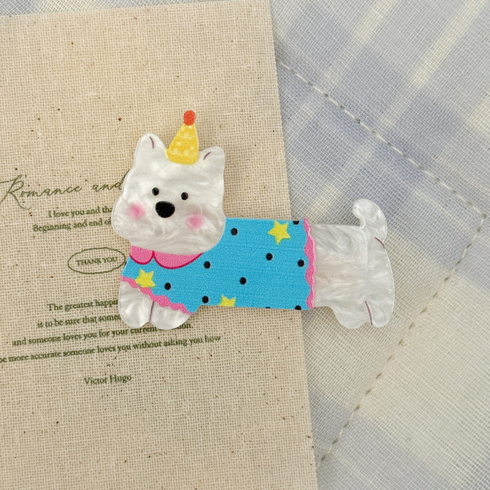 Wholesale Cute Cartoon Animal Puppy Hair Clips