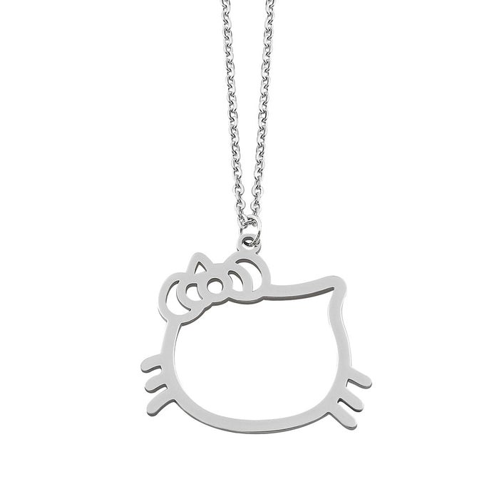 Wholesale Cat-shaped key design pendant fashionable and elegant necklace