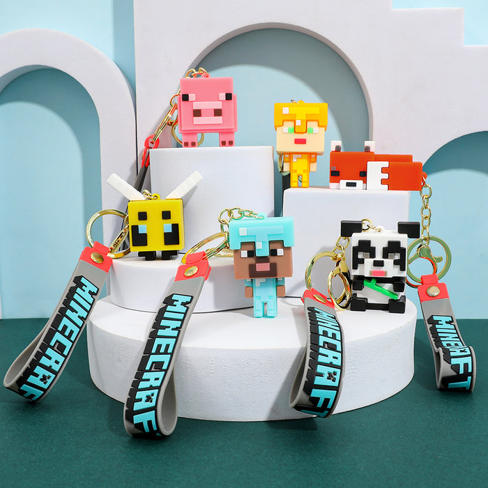 Wholesale Cartoon silicone keychain pendant