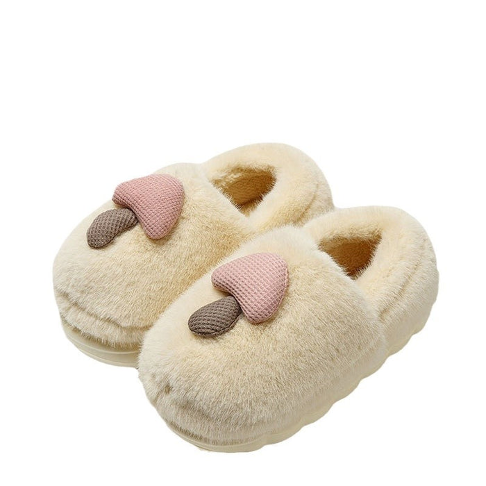 Wholesale  Cotton Slippers Couple  Warm Indoor Home Soft Flat Shoes for Women