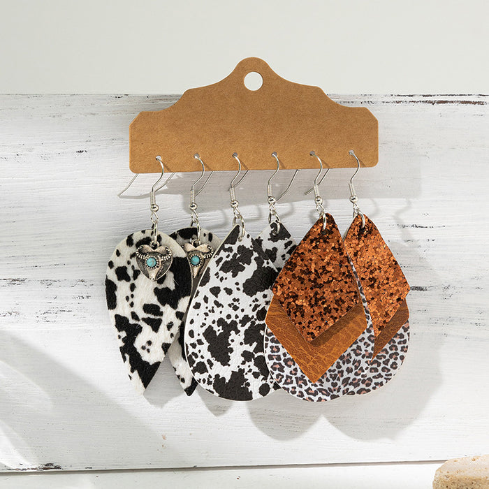 Wholesale Vintage turquoise design earring set