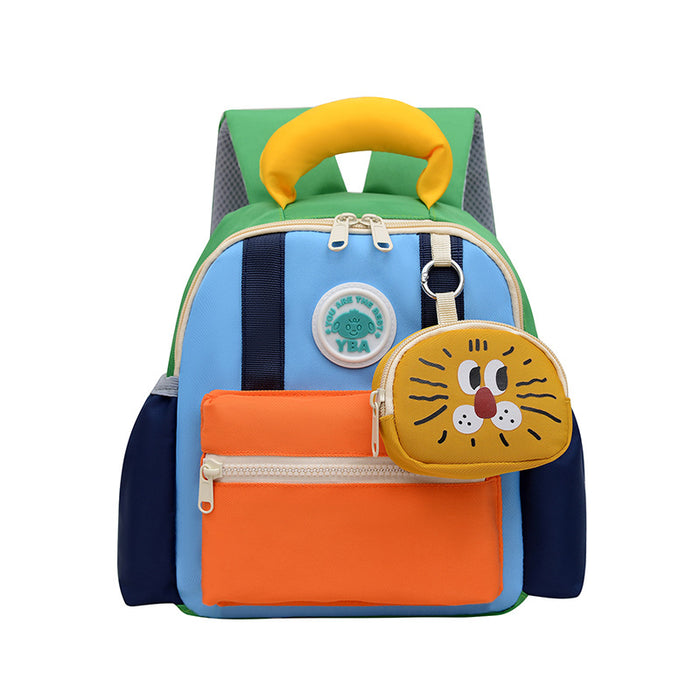 Wholesale Medium and Large small size Kindergarten Backpack Nylon Lightweight Schoolbag Boys' Universal Bag Clove Style Children's Bag
