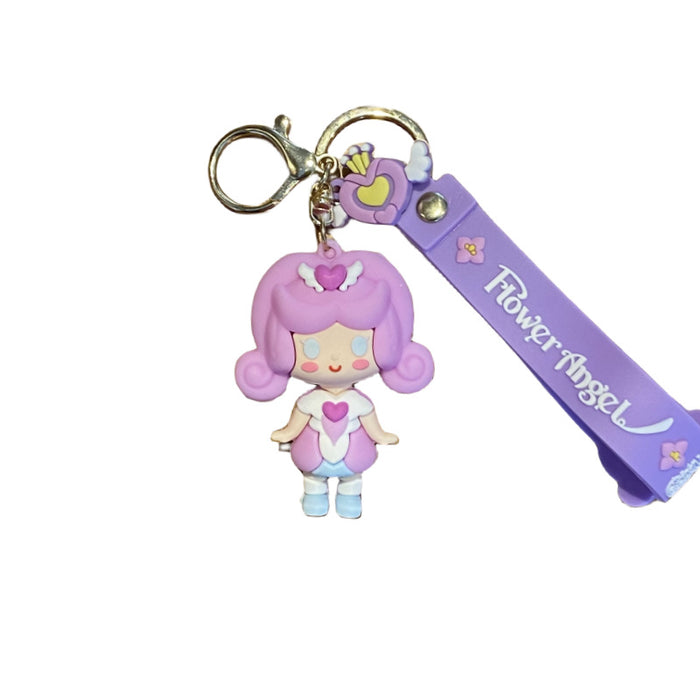 Wholesale Cartoon Doll Silicone Keychain JDC-KC-MingT067