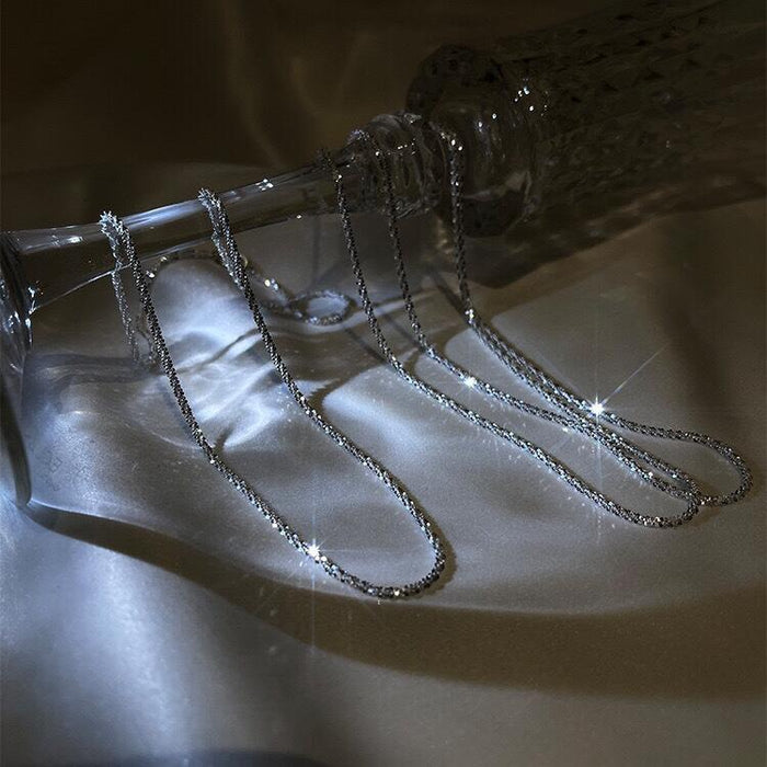 Wholesale Clavicle Titanium Steel Simple Fashion Necklace Neck Chain