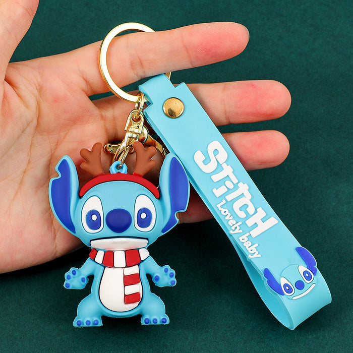 Wholesale Christmas Cartoon-themed cute f designs keychains