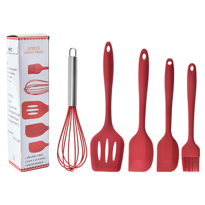 Wholesale Silicone High Temperature Resistant Five-piece Kitchenware Set JDC-KW-YaXin001