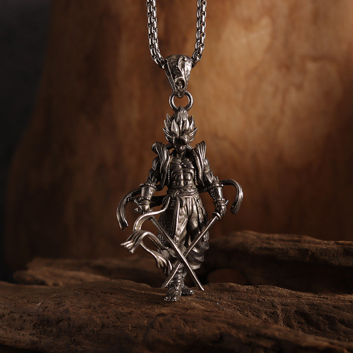 Wholesale  Retro Alloy Cartoon Character Pendant Necklace