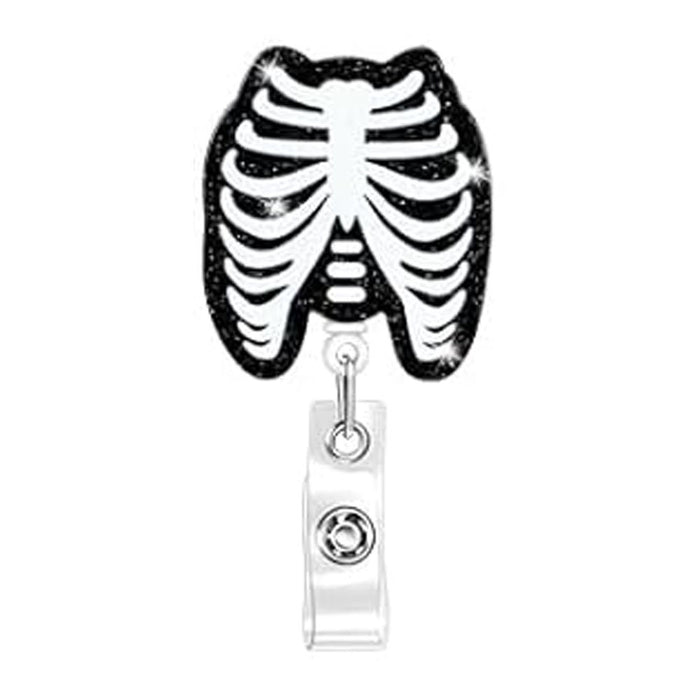 Wholesale Halloween Acrylic Retractable Clip Easy Pull Keychain JDC-KC-QiDing003