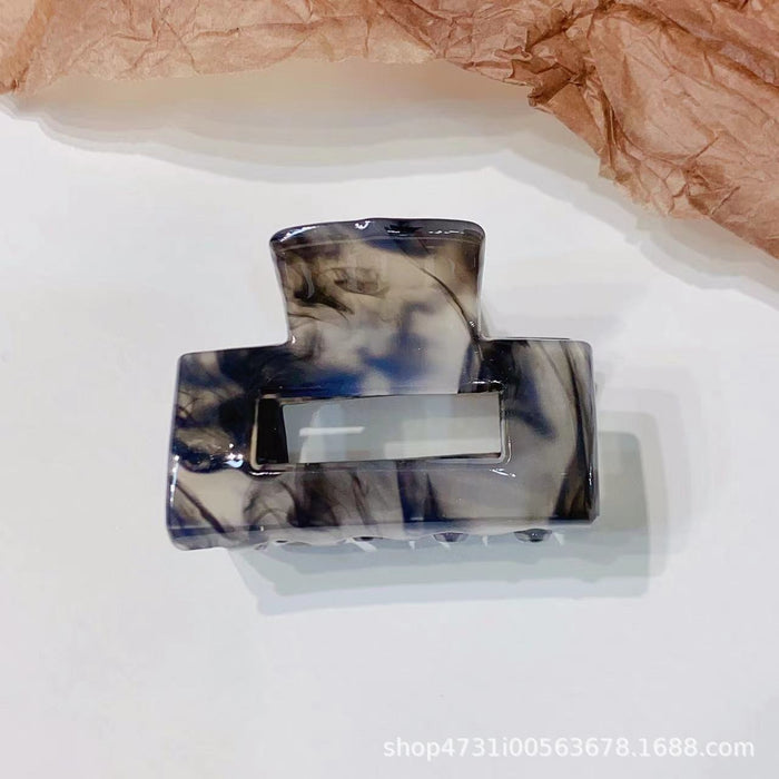 Wholesale Acetate Small Claw Clip Square Star Hollow Mermaid Color Hair Accessory