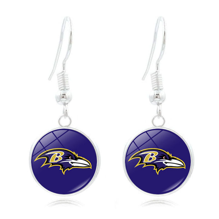 Wholesale Football Team  Pattern Earrings   Ear Jewelry
