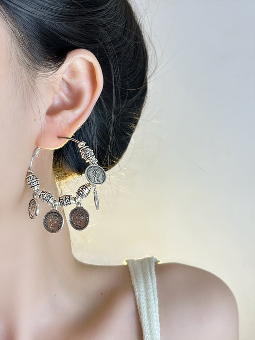 Wholesale  Color Silk Earrings Long Zircon Tassel Earrings