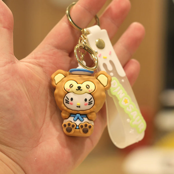 Wholesale Cartoon Doll Silicone Keychain JDC-KC-NiuTe002