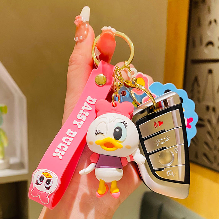 Wholesale Plastic Cartoon Doll Keychain JDC-KC-HongL002