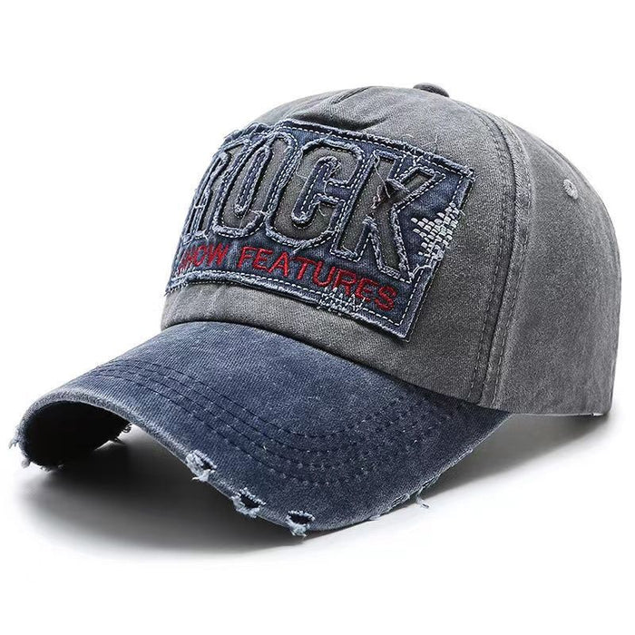 Wholesale Washed Letter Baseball Cap
