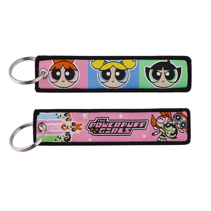 Wholesale Cartoon fabric anime keychain