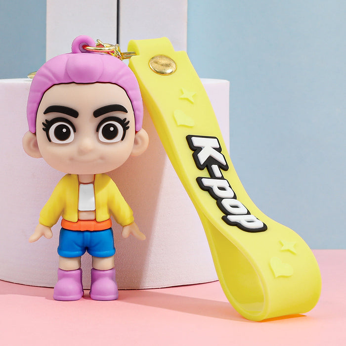 Wholesale Kpop Bag Charm Anime Keychain