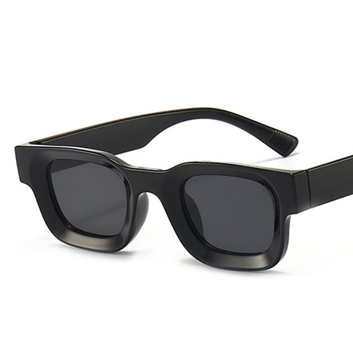 Wholesale Retro Concave Square Frame PC Sunglasses JDC-SG-Fuxin009