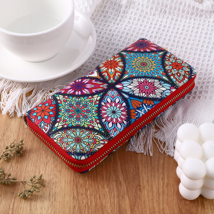 Wholesale PU Ethnic Style Bohemian Coin Purse JDC-WT-HuLi005