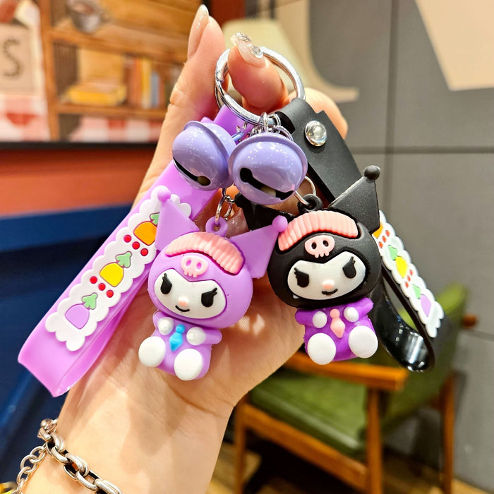 Wholesale Silicone Cartoon Doll Keychain JDC-KC-YiZhuo001