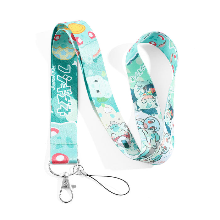 Wholesale Christmas Cartoon Lanyard Ribbon Keychain JDC-KC-QiChao032