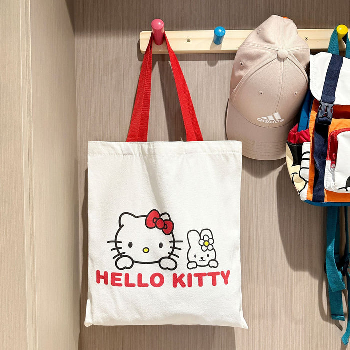 Wholesale Canvas Cute Cat Large Capacity Student Shoulder Bag