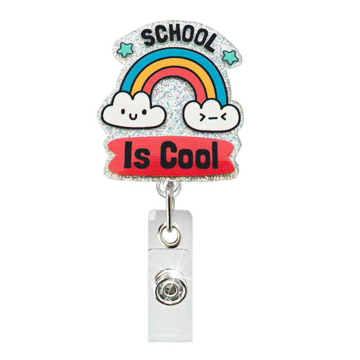 Wholesale Acrylic Planet Rainbow Rocket Pencil Teacher Student Scroll Keychain JDC-KC-ZhuoJin002