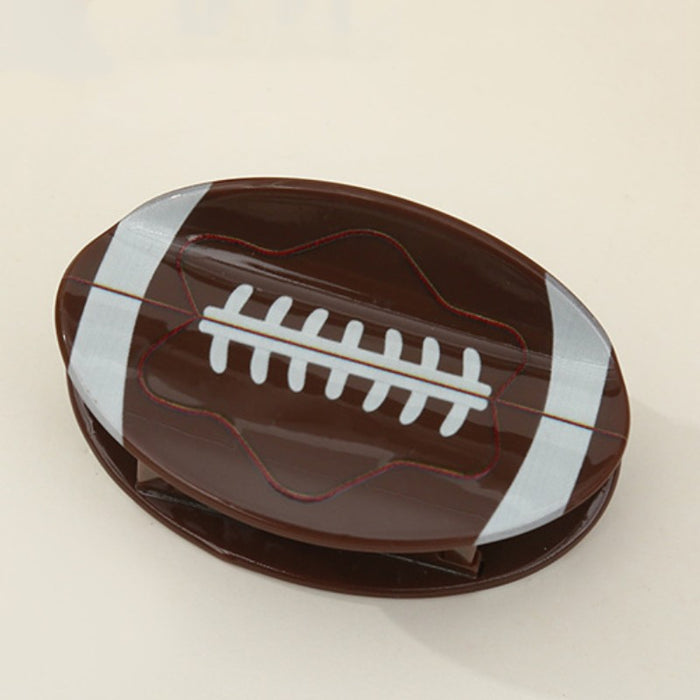 Wholesale Rugby Grabber Basketball Hairpin Football Volleyball Shark Clip Tennis Clip Creative Headwear Hair Accessories