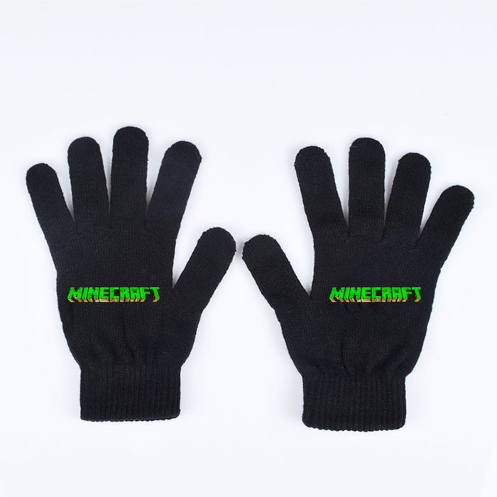 Wholesale Solid color knitted warm mittens