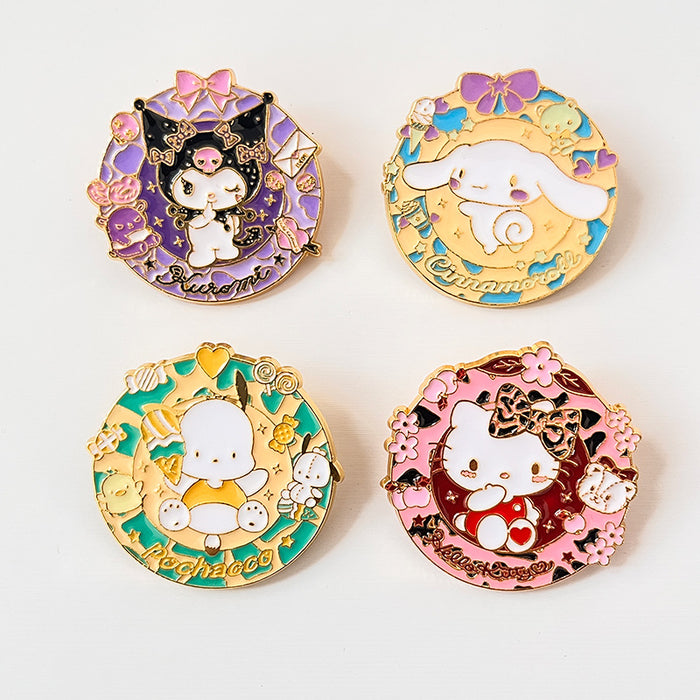Wholesale Advanced cartoon brooch, cute metal badge, clothes, bags, accessories