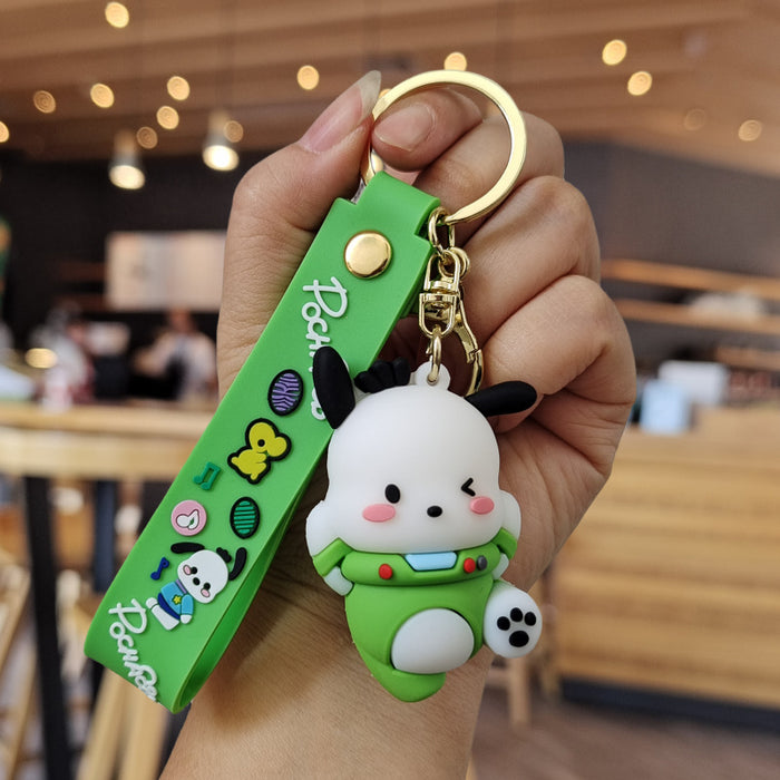 Wholesale Cartoon Silicone Doll Keychain JDC-KC-ZhuoRan033