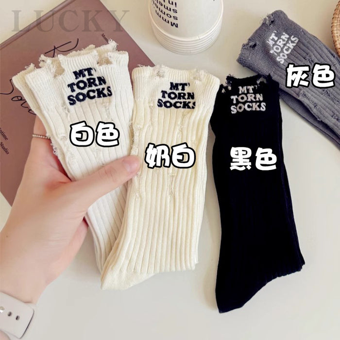 Wholesale Socks for children, mid tube socks, stacked socks, new long tube socks, men's socks