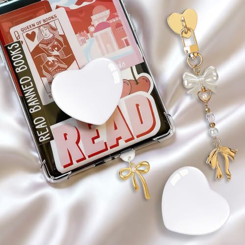 Wholesale Valentine' s Day pendant,  bow,  phone dust plug,  heart-shaped stand