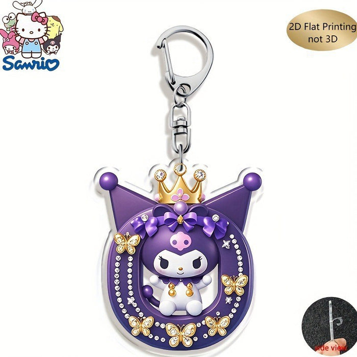 Wholesale Acrylic 26 Letter Alphabet Keychain Set Cute Cartoon Design MOQ≥2