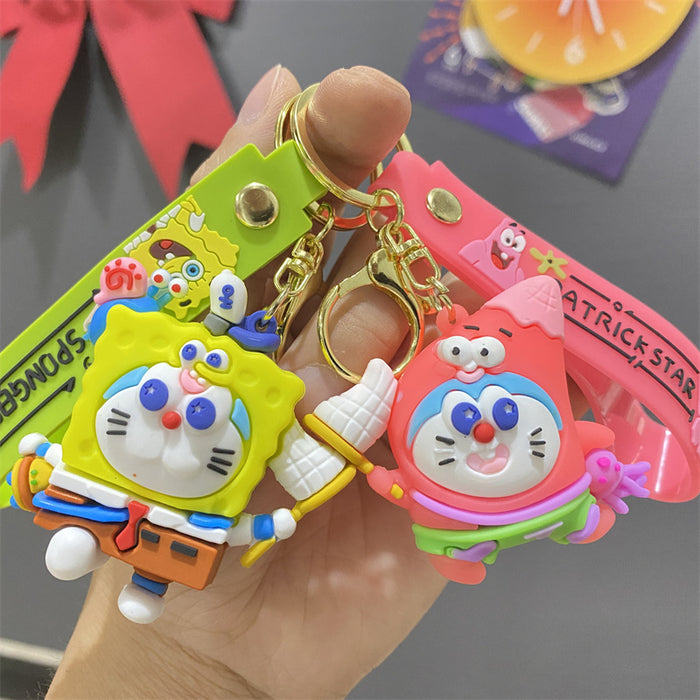 Wholesale PVC Cartoon Doll Keychain JDC-KC-WuYi053