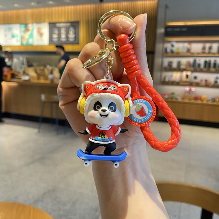 Wholesale Silicone Cartoon Doll Keychain JDC-KC-MingT192