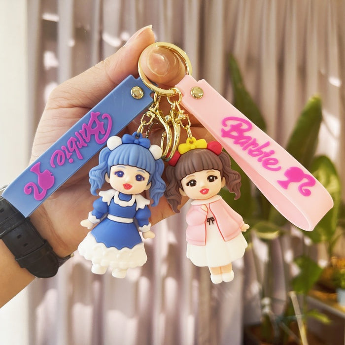 Wholesale Cartoon Doll Silicone Keychains (F) JDC-KC-Chucheng007