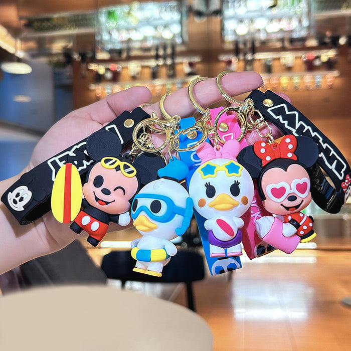 Wholesale Cartoon Silicone Keychains (F) JDC-KC-ZiXing006